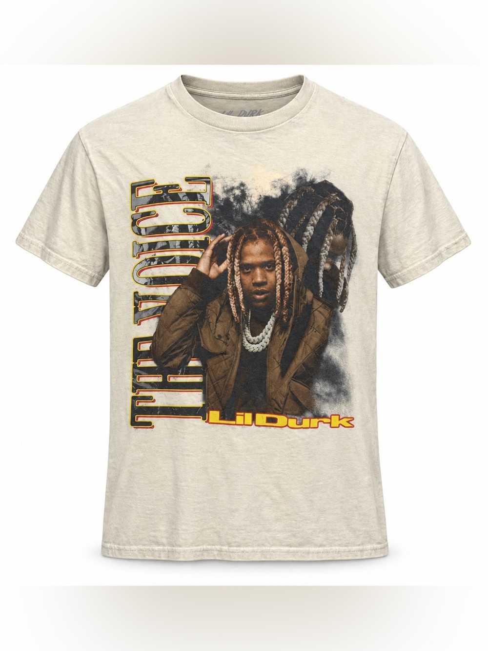 Lil Durk Almost Healed Graphic T-Shirt Men’s Small Cream Rap Hip Hop Tee